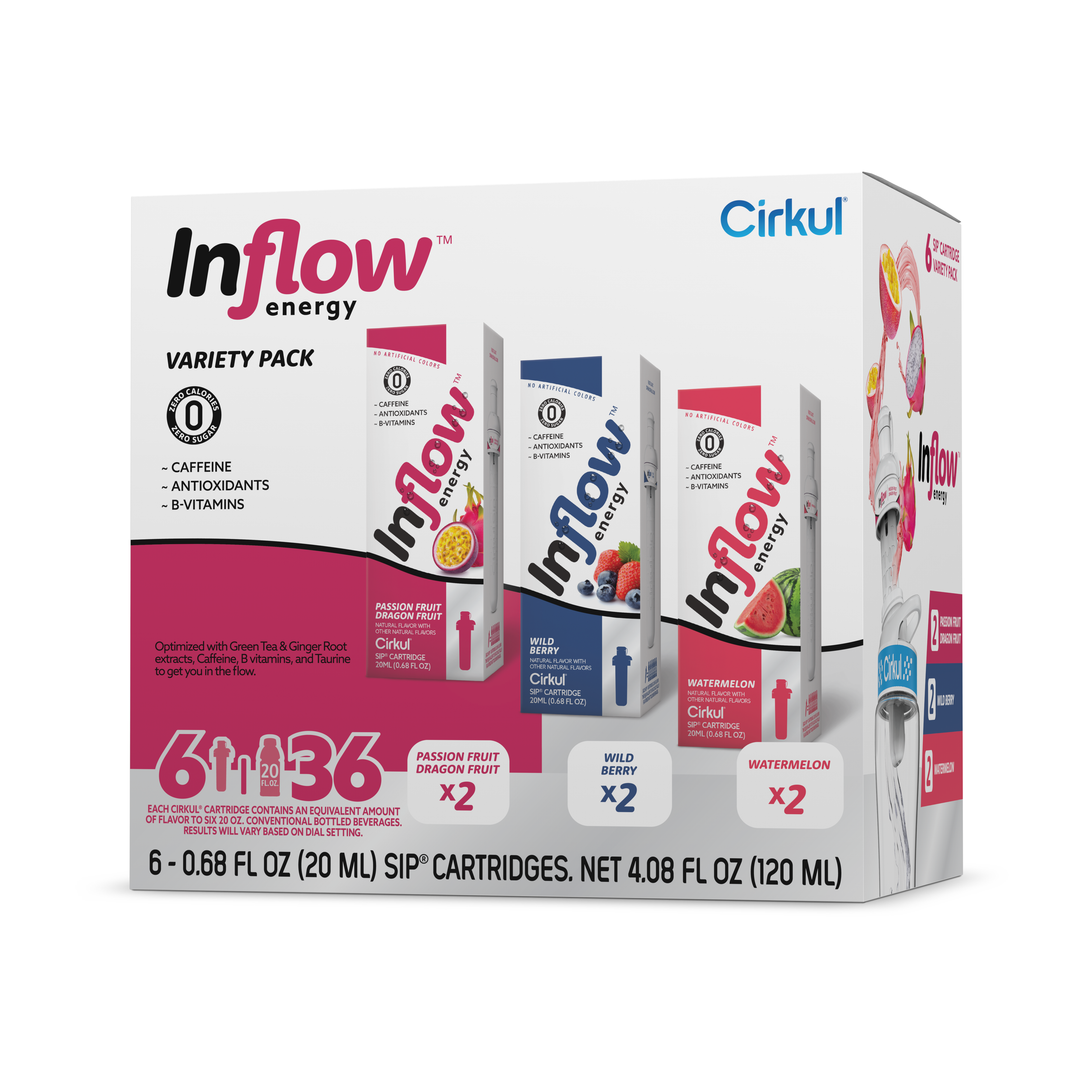 Inflow Energy® 6-Pack Variety Pack - Soft Pick
