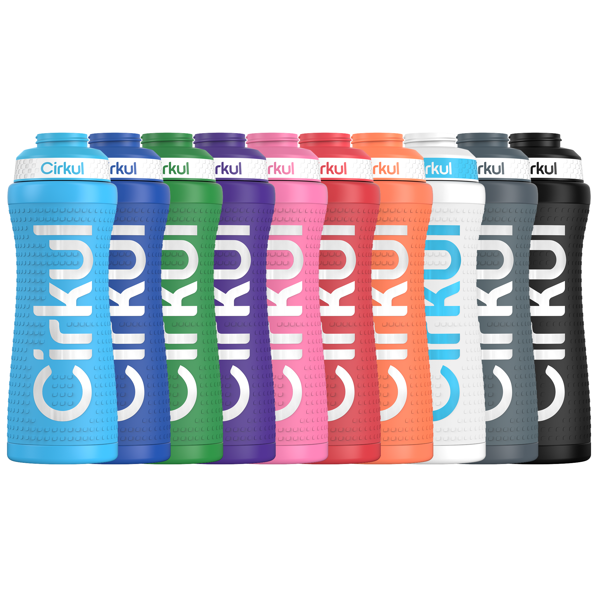 22oz. Grip Stainless Steel Bottle & Sport Lid - Clean Bundle
