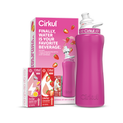 32oz. Hot Pink Stainless Steel Bottle Starter Kit - Clean Bundle