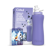 32oz. Matte Periwinkle Stainless Steel Bottle Starter Kit - Daily Set