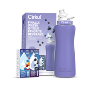 32oz. Matte Periwinkle Stainless Steel Bottle Starter Kit - Daily Set