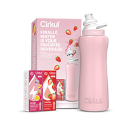 32oz. Blush Pink Stainless Steel Bottle Starter Kit - Clean Bundle